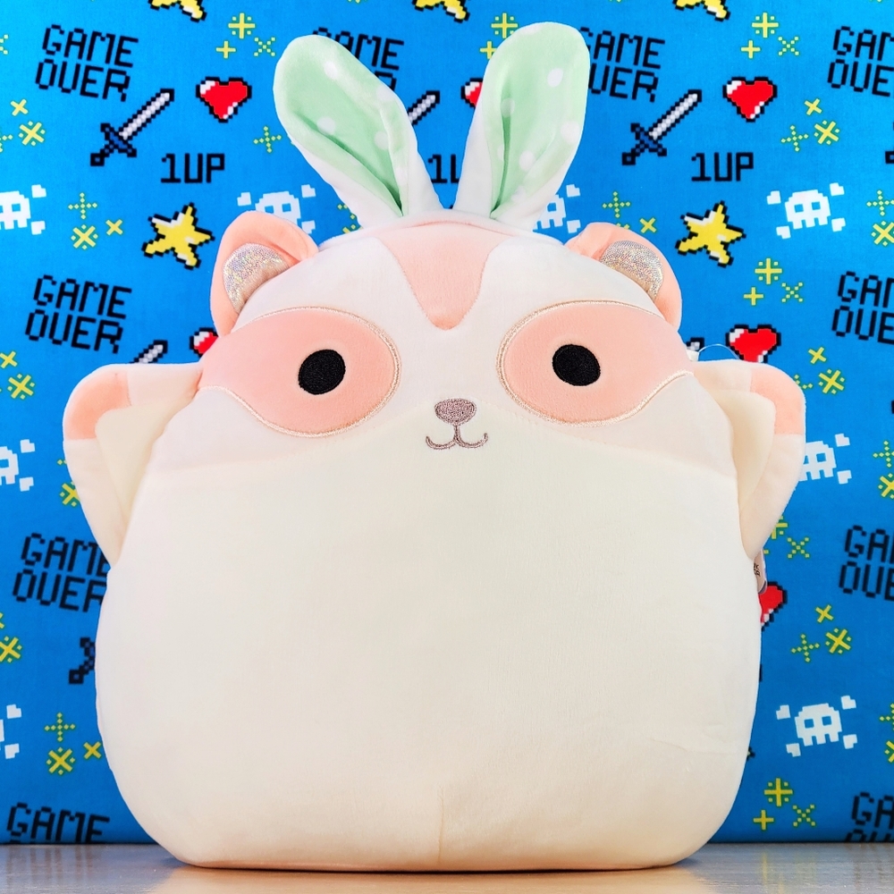 Squishmallow Tai the Sugar Glider with Bunny Ears 11" UltraSoft Easter Plush NWT
